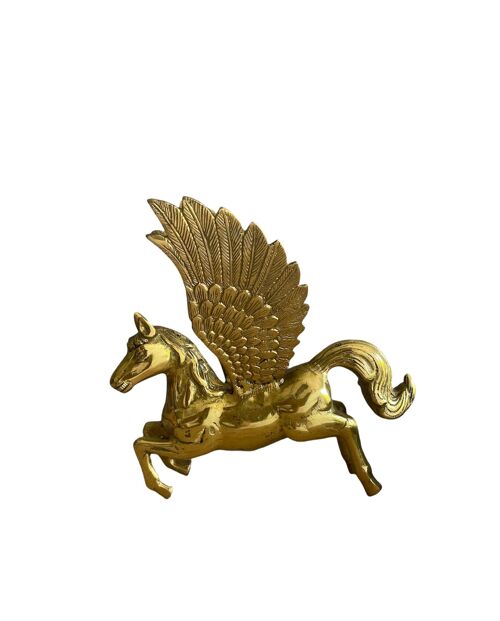 Pegasus - brass sculpture and power object