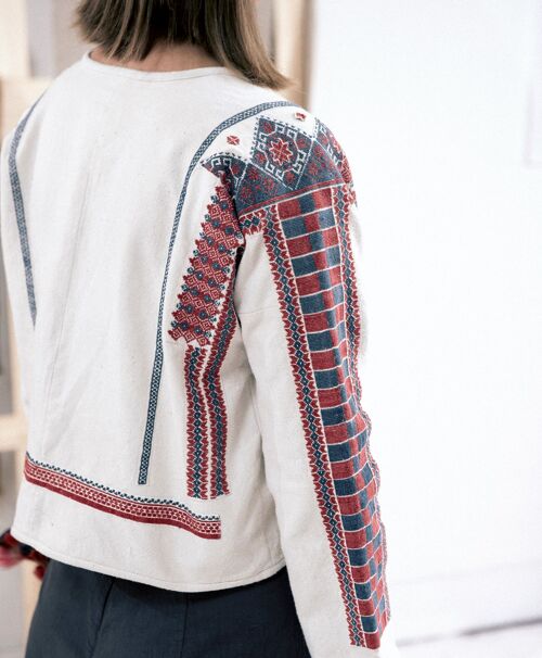 Recovered embroidery jacket by LANA SIBERIE