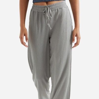 Sweatpants - Jogger Ladies with wide legs Gray