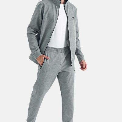 Tracksuit - Track Suit Men with zipper Gray