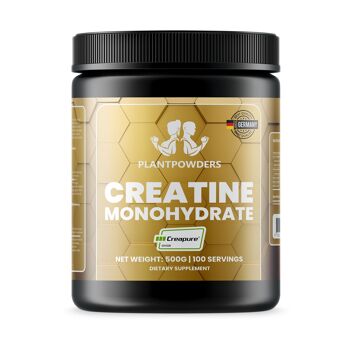 Monohydrate de créatine (Creapure®) 500g - 100 portions 1