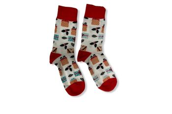 Cool Socks Femmes/Hommes - 3 paires dans une boîte-cadeau W 3
