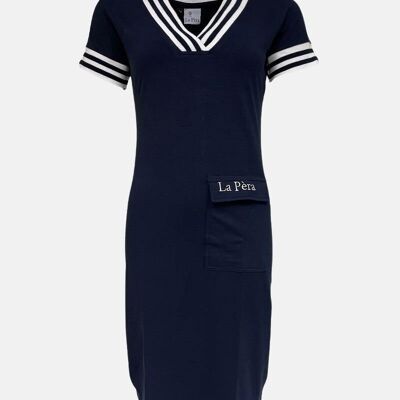 La Pèra Travel Dress - Ladies - Dark Blue Sweat Dress