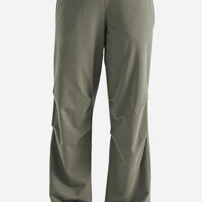 Sweatpants - Jogger Ladies with wide legs Army green