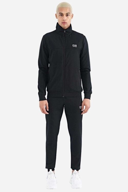 Tracksuit Men with zipper Navy Blue