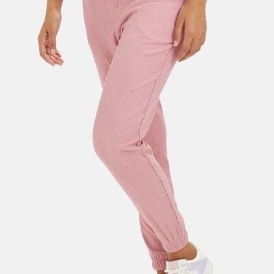 Pantalones de chándal - Crepe - Jogger - Damas - Rosa