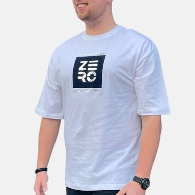 La Pèra Herren T-Shirt Weiß mit schwarzem Aufdruck