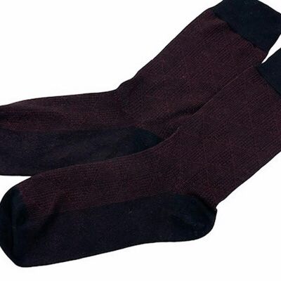 Men's Socks Classic Bamboo 3 pairs bordeaux