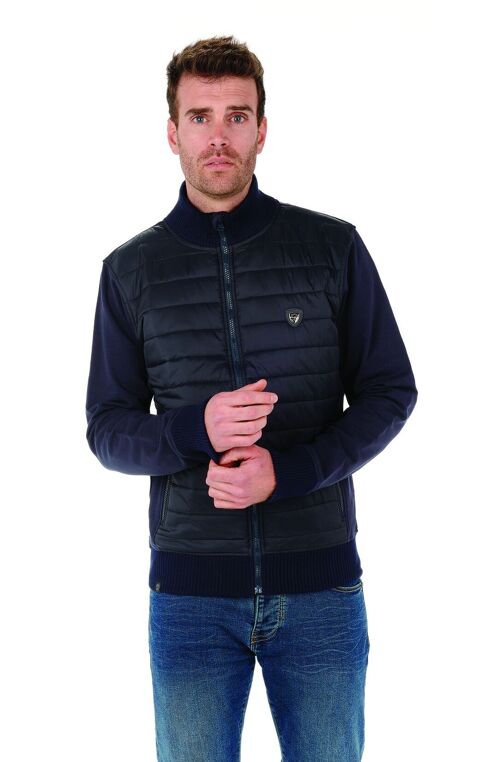 Blouson matelassé Bi-Matière Fleece