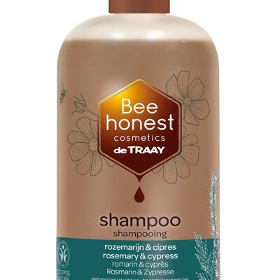 BEE HONEST COSMETICS SHAMPOING ROMARIN & CYPRÈS GRANDE TAILLE