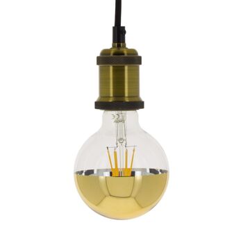 Ampoule LED G95 Gold, culot E27, 8W cons. (62W eq.), 360 lumens, lumière blanc chaud 4