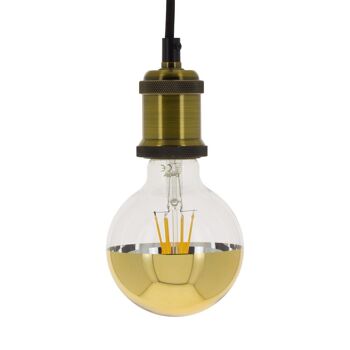 Ampoule LED G95 Gold, culot E27, 8W cons. (62W eq.), 360 lumens, lumière blanc chaud 8