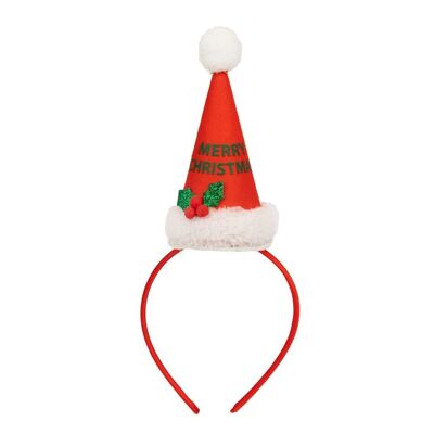 Rotes Frohe-Weihnachts-Stirnband-Accessoire