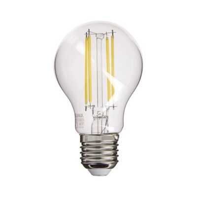 Lampadina a filamento LED A60, attacco E27, cons. (60W eq.), luce bianca calda