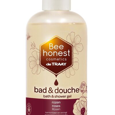 BEE HONEST COSMETICS BATH & SHOWER ROSES 250ML