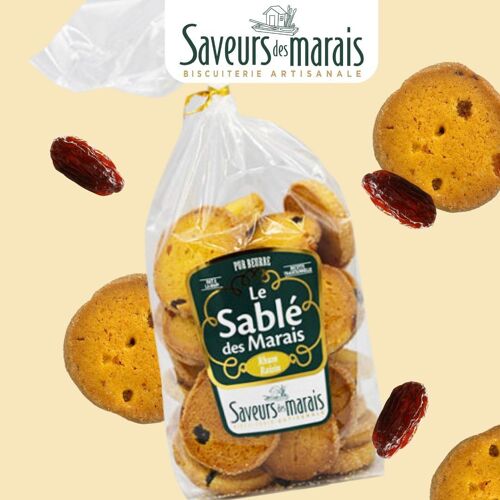 Sablés des Marais au Rhum-Raisin : L'Excellence Locale