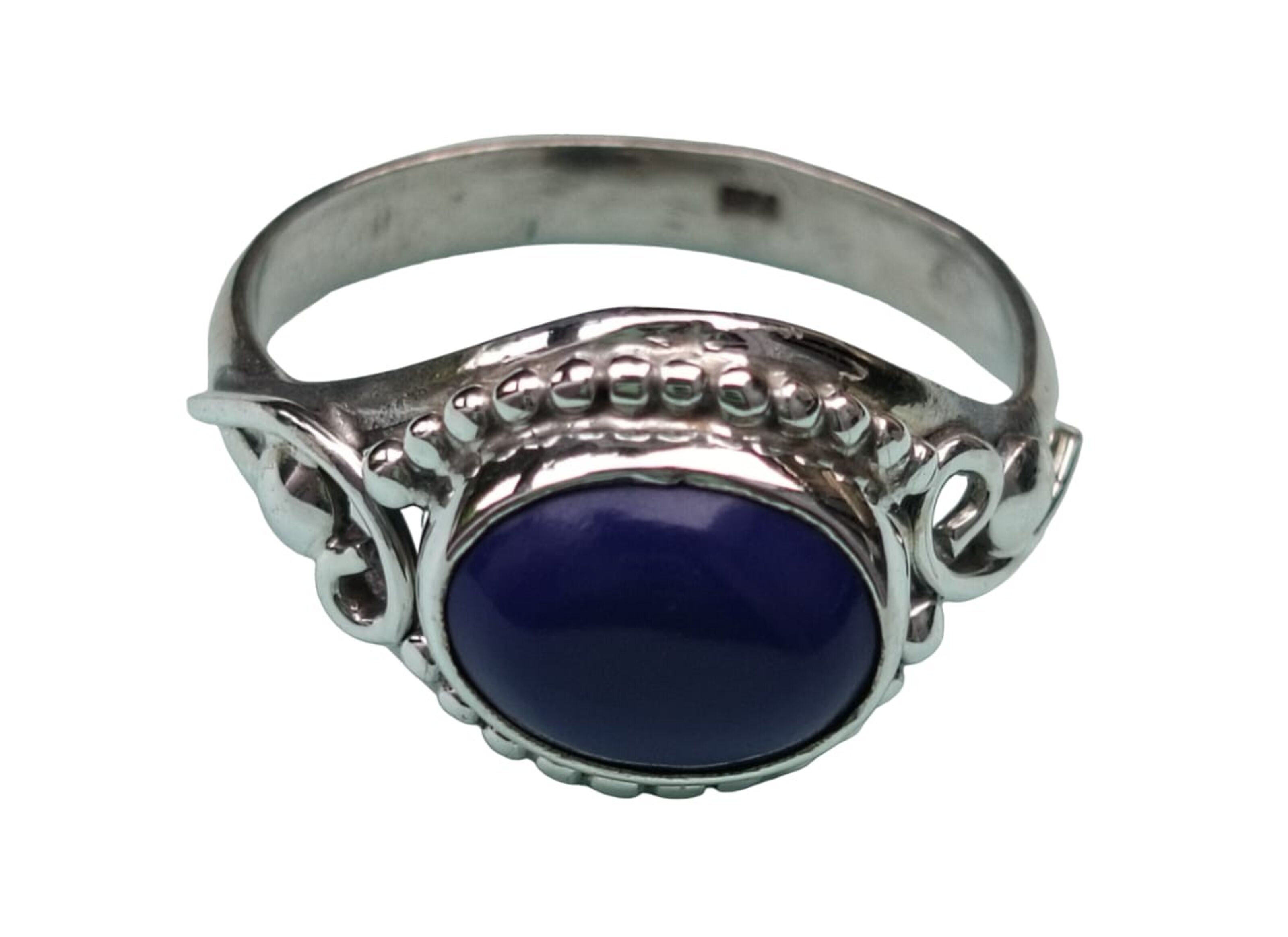 Lapis Lazuli 925 Silver Plated Handmade Jewelry Ring US Size 6.5 R-19168