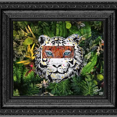 Eye Of The Tiger Outdoor-Wandkunst