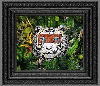 Déco murale extérieure Oeil du tigre 1