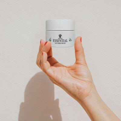 Crema esencial para rostro y ojos 24H THIRST RELIEF con 2 % de bakuchiol
