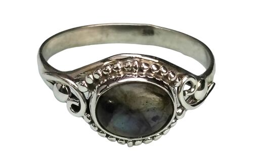 Real Labradorite Gemstone 925 Sterling Silver Handmade Ring