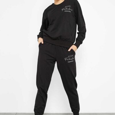 Leisure suit black