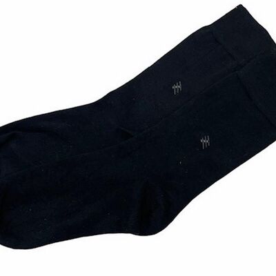 Chaussettes homme Classic Bamboo 3 paires noir uni