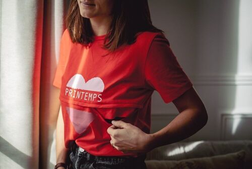 Le tee-shirt d’allaitement - Printemps