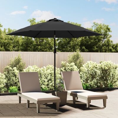 Parasol with metal pole 300 cm anthracite