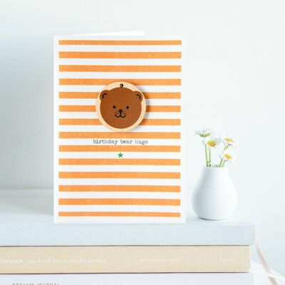 Bärenumarmungs-Geburtstagskarte