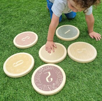 Ensemble de jouets Montessori Stepping Stones en bois 6 pièces 3