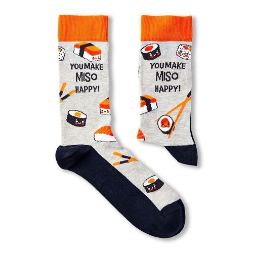 Unisex You Make Miso Happy! Socks
