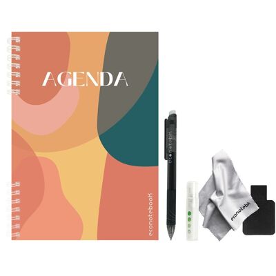 Agenda A5 reutilizable EcoNotebk™ - Kit de accesorios incluido