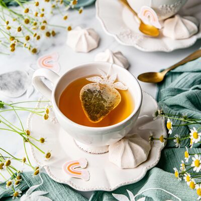 Fragola - bustina di tè biologico al gelsomino