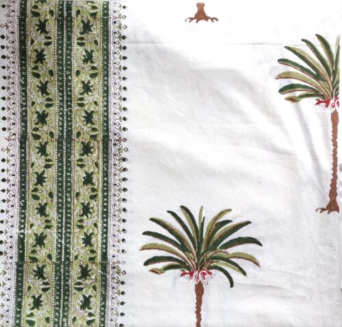 Palm Tree Green Tablecloth