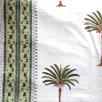 Palm Tree Green Tablecloth