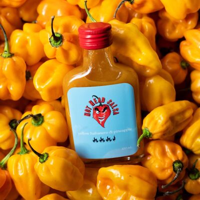 Salsa de Habanero Amarillo y Piña (100 mL)