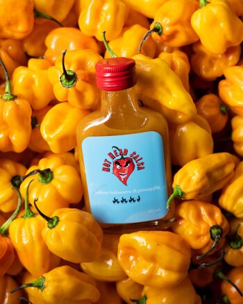 Salsa Habanero jaune et ananas (100 mL) 1