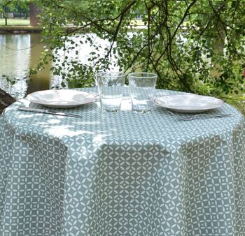 Nappe enduite Mosaïque verte 3