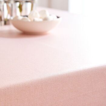 Nappe enduite Pailletée rose 33