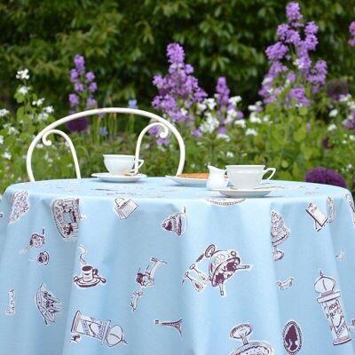 Nappe enduite Paris Bleu