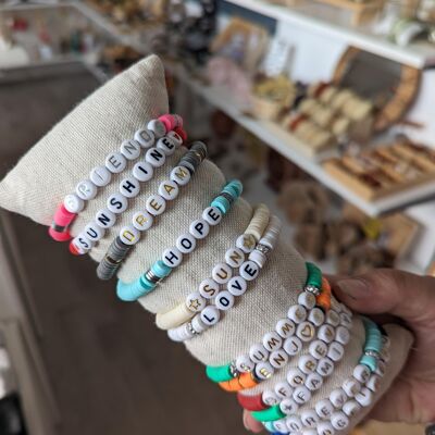 Heishi bracelet Petit Mot collection