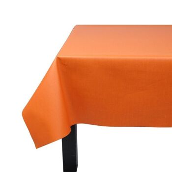 Nappe enduite Unie orange 9