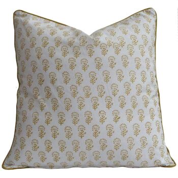 Housse de coussin imprimé fleurs Remi