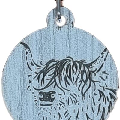 Highland Cow Keyring