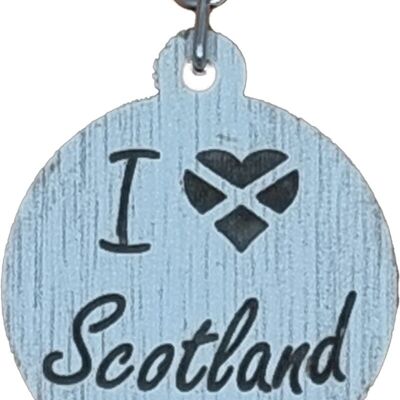 Schlüsselanhänger „I Heart Scotland“.