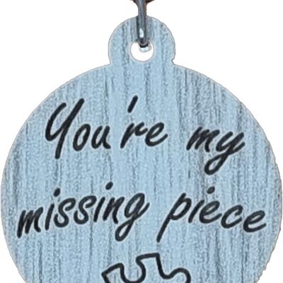 Missing Piece Keyring