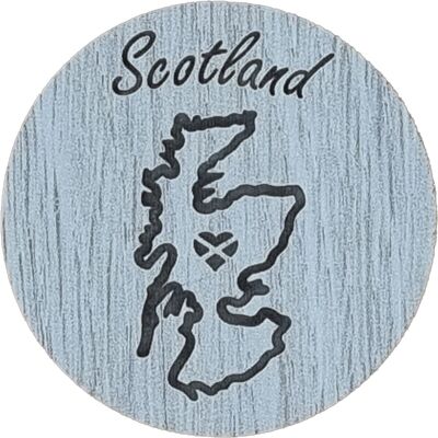 Schottland-Kartenmagnet