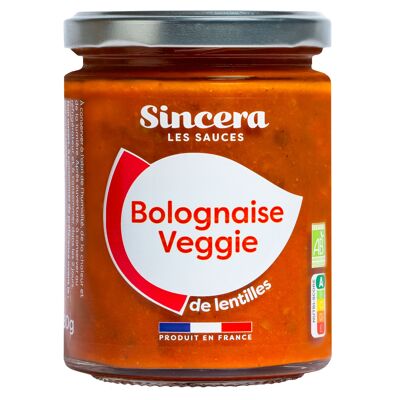 Veggie-Bolognese aus blonden Bio-Linsen 280g