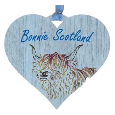 Bonnie Scotland Buntes Herz